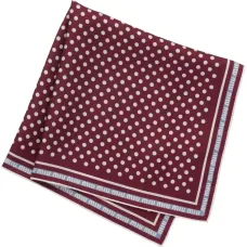 Шелковый платок в горох