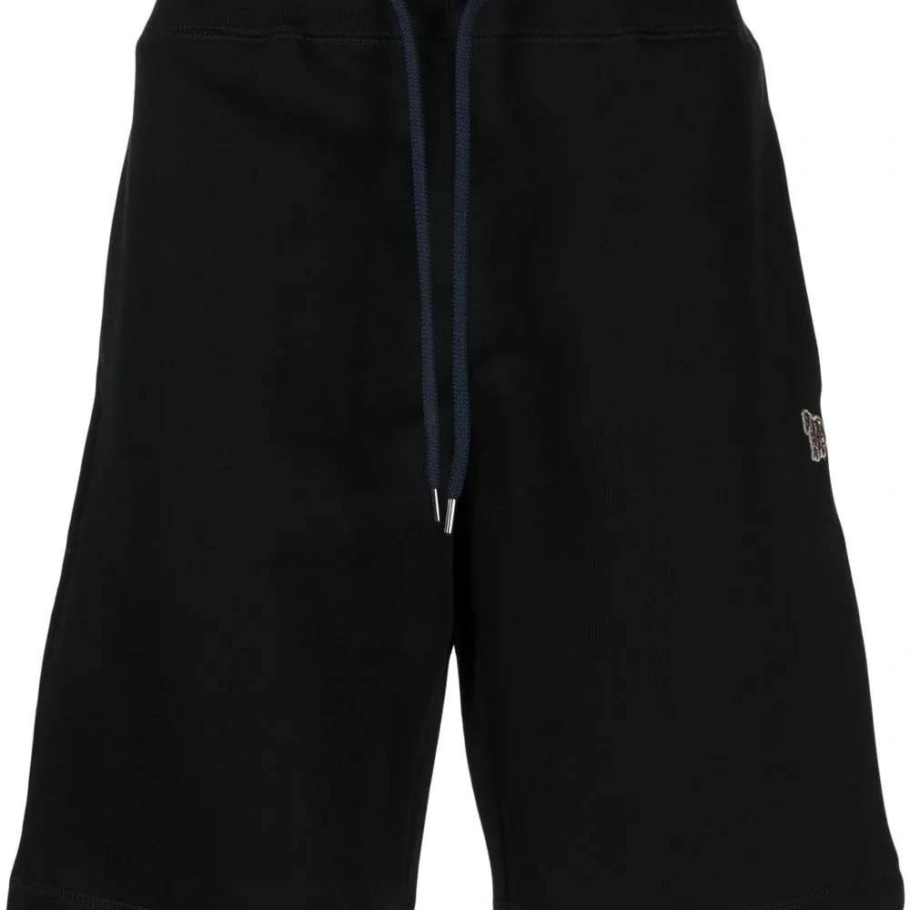 Шорты-бермуды с нашивкой-логотипом