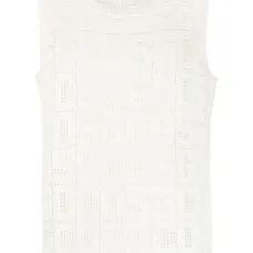 Топ в технике макраме с монограммой