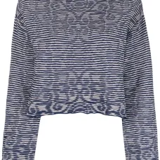 Джемпер с узором вязки интарсия