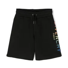 шорты с эффектом градиента и вышитым логотипом