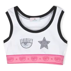 Укороченный топ со стразами