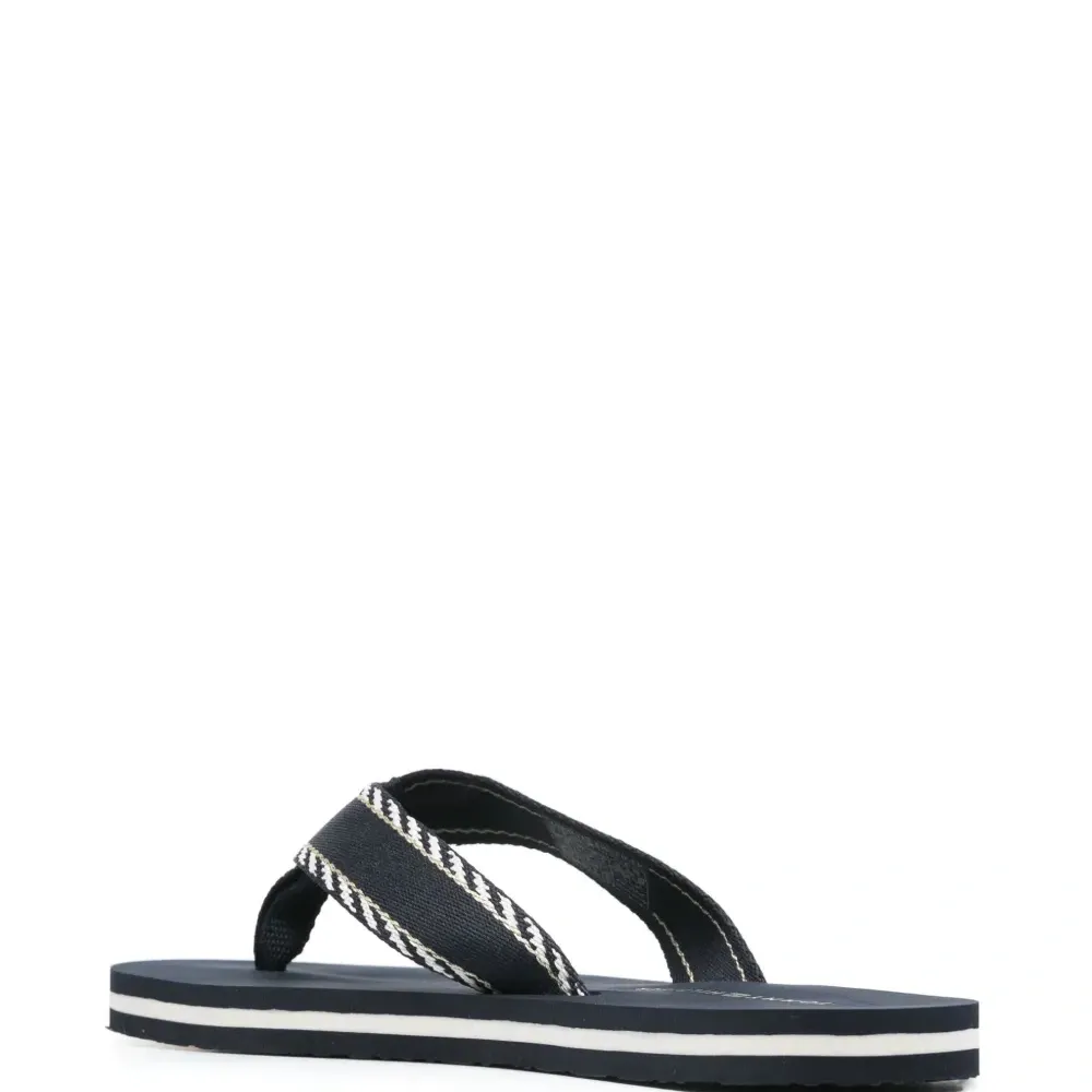 Шлепанцы с жаккардовым логотипом Шлепанцы с жаккардовым логотипом