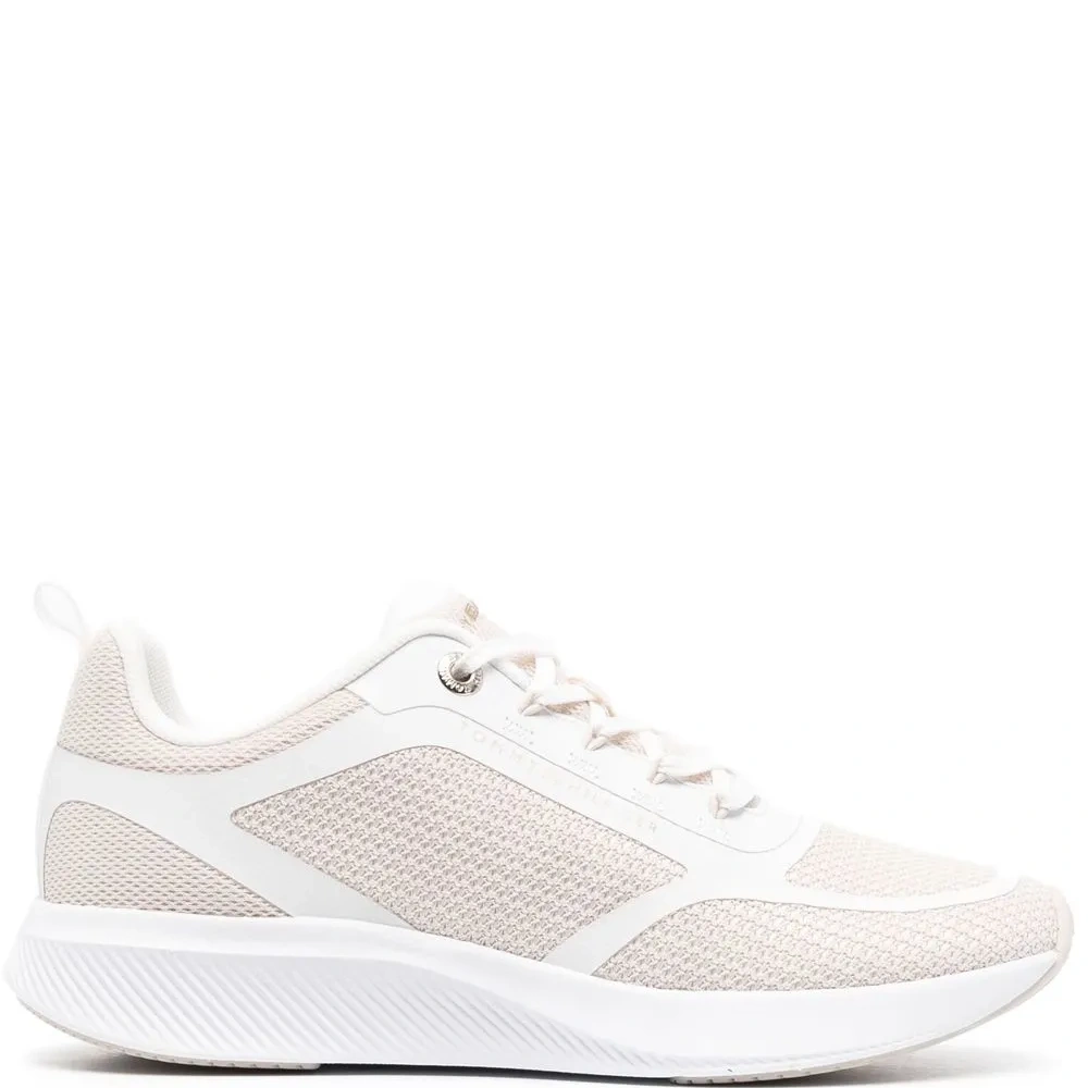 Logo-print mesh sneakers