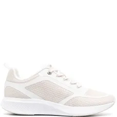 Logo-print mesh sneakers