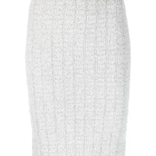 Юбка с логотипом на поясе Юбка с логотипом на поясе