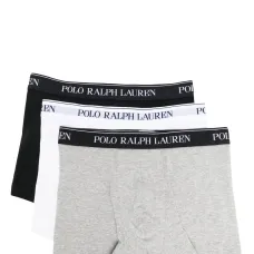 Комплект из трех трусов-брифов с логотипом Комплект из трех трусов-брифов с логотипом