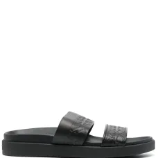 Шлепанцы с тисненым логотипом