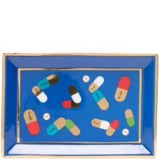 Фарфоровый поднос с узором