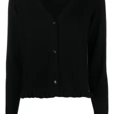 Кардиган из смесовой вирджинской шерсти с оборками Кардиган из смесовой вирджинской шерсти с оборками