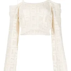 Топ вязки интарсия с логотипом