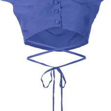 Укороченная блузка с открытыми плечами