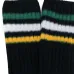 Носки в рубчик с отделкой в полоску