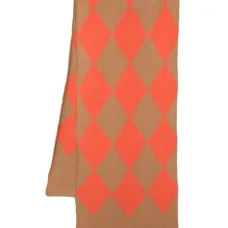 Шарф с узором аргайл Шарф с узором аргайл