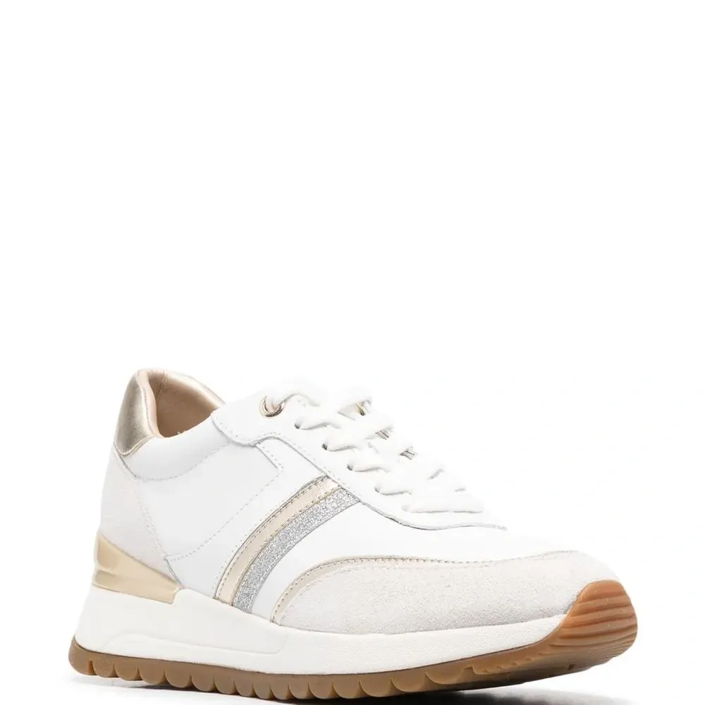 кроссовки Desya с эффектом металлик