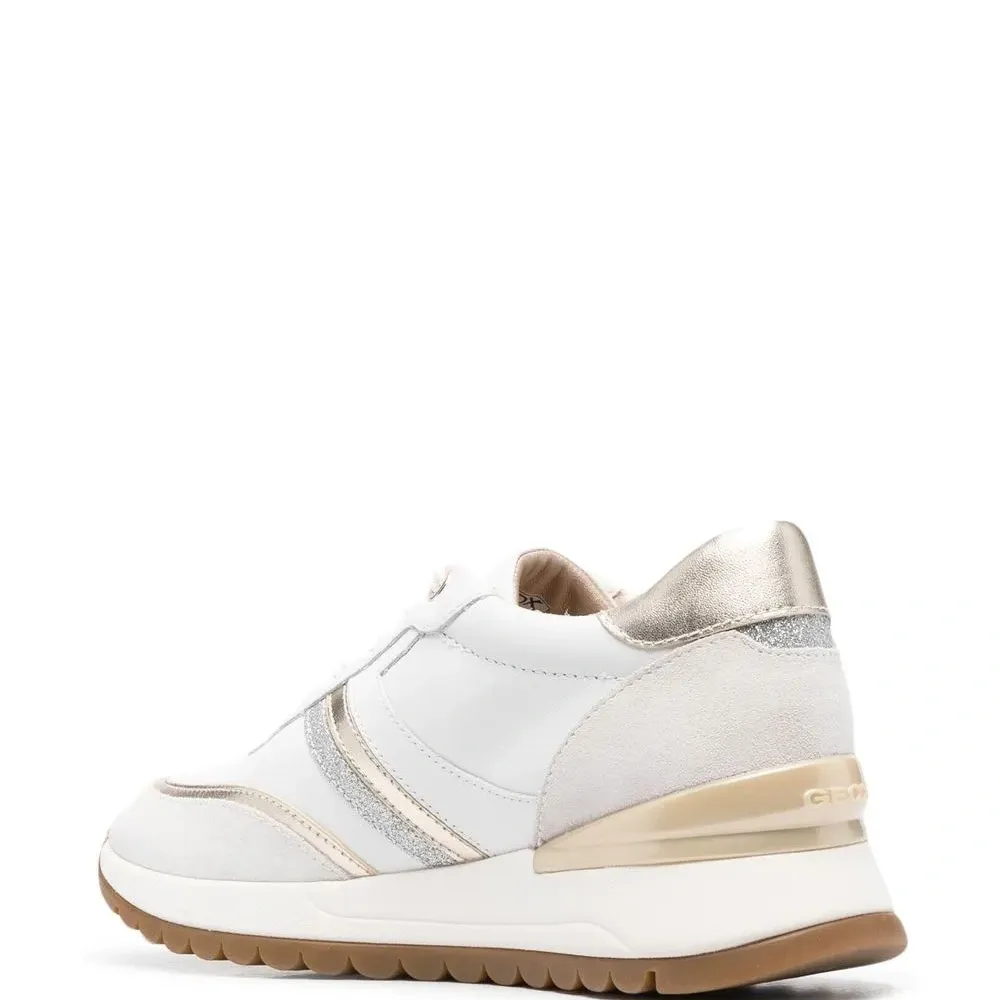 кроссовки Desya с эффектом металлик