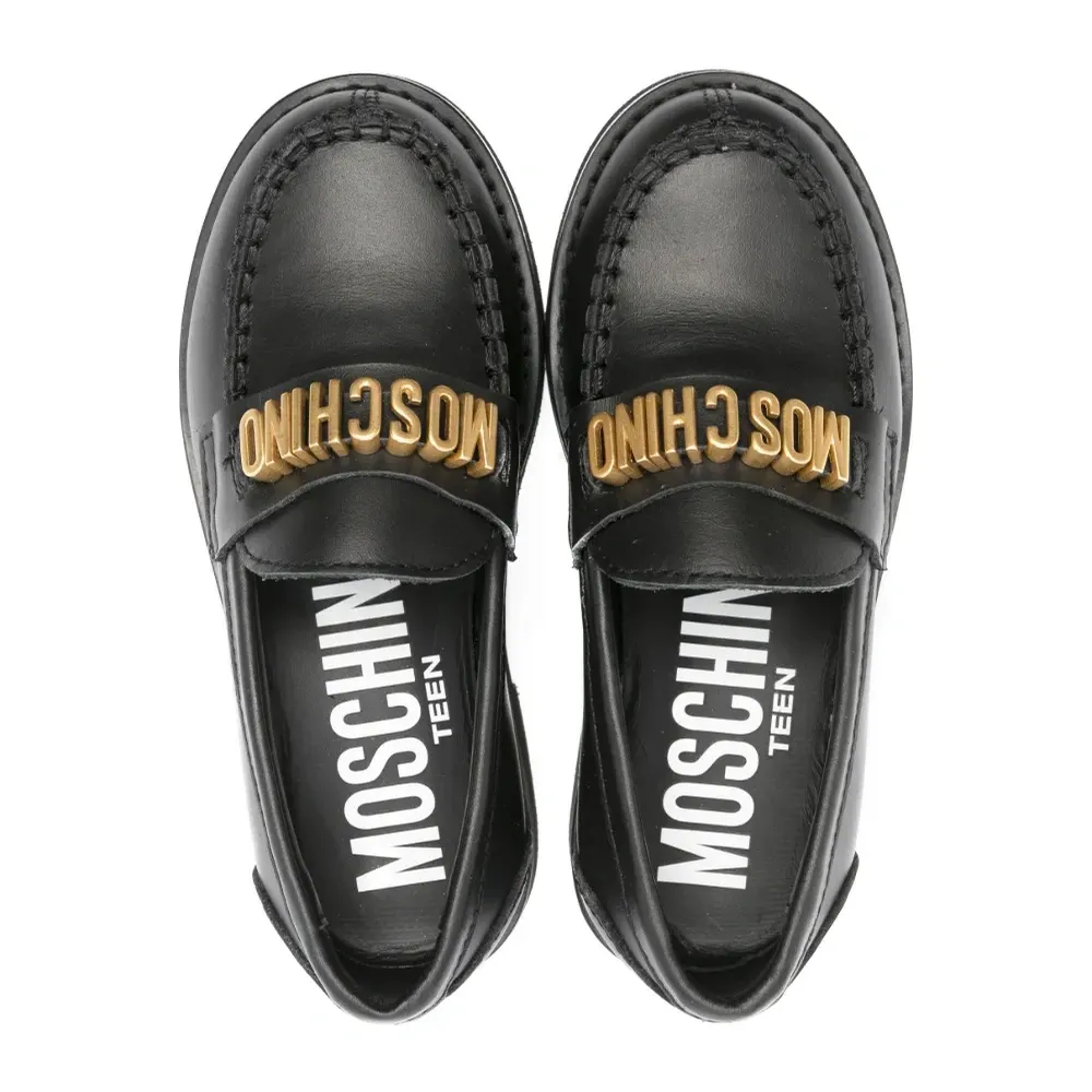 Мокасины с логотипом