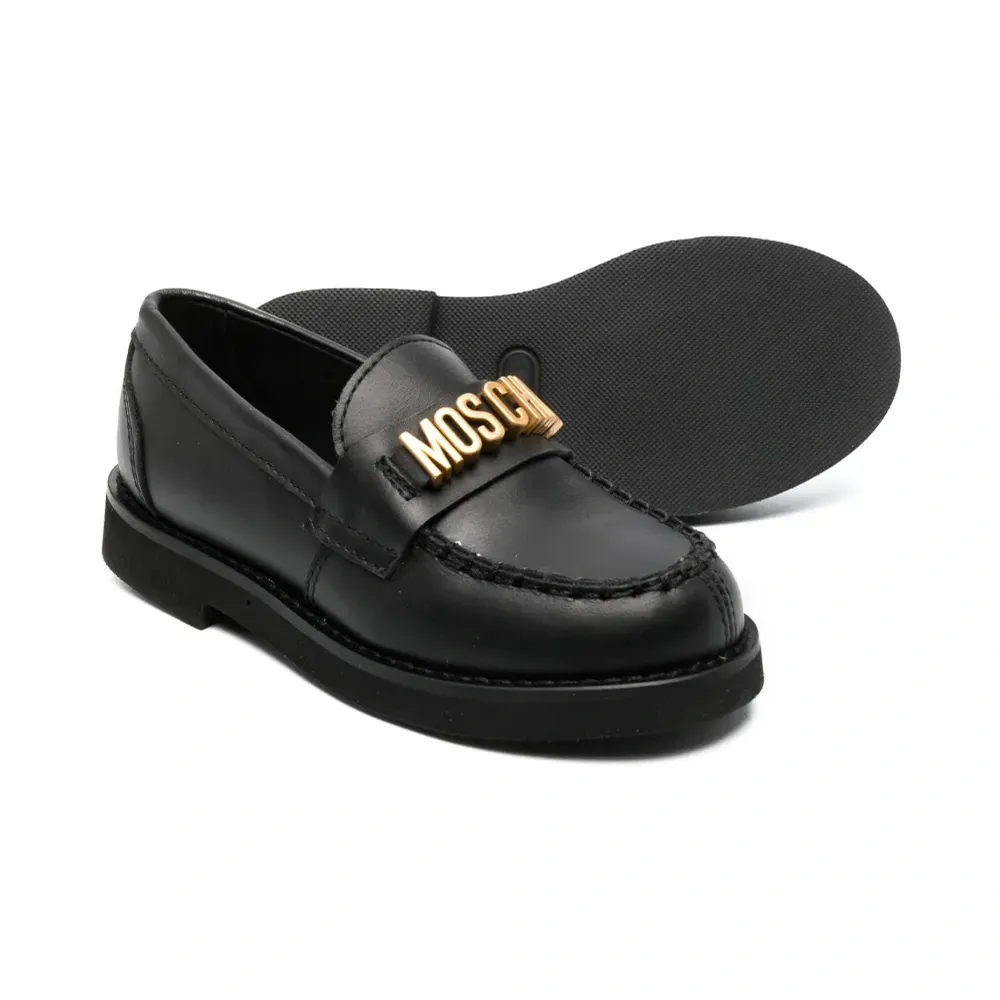 Мокасины с логотипом