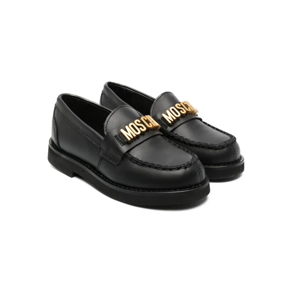 Мокасины с логотипом