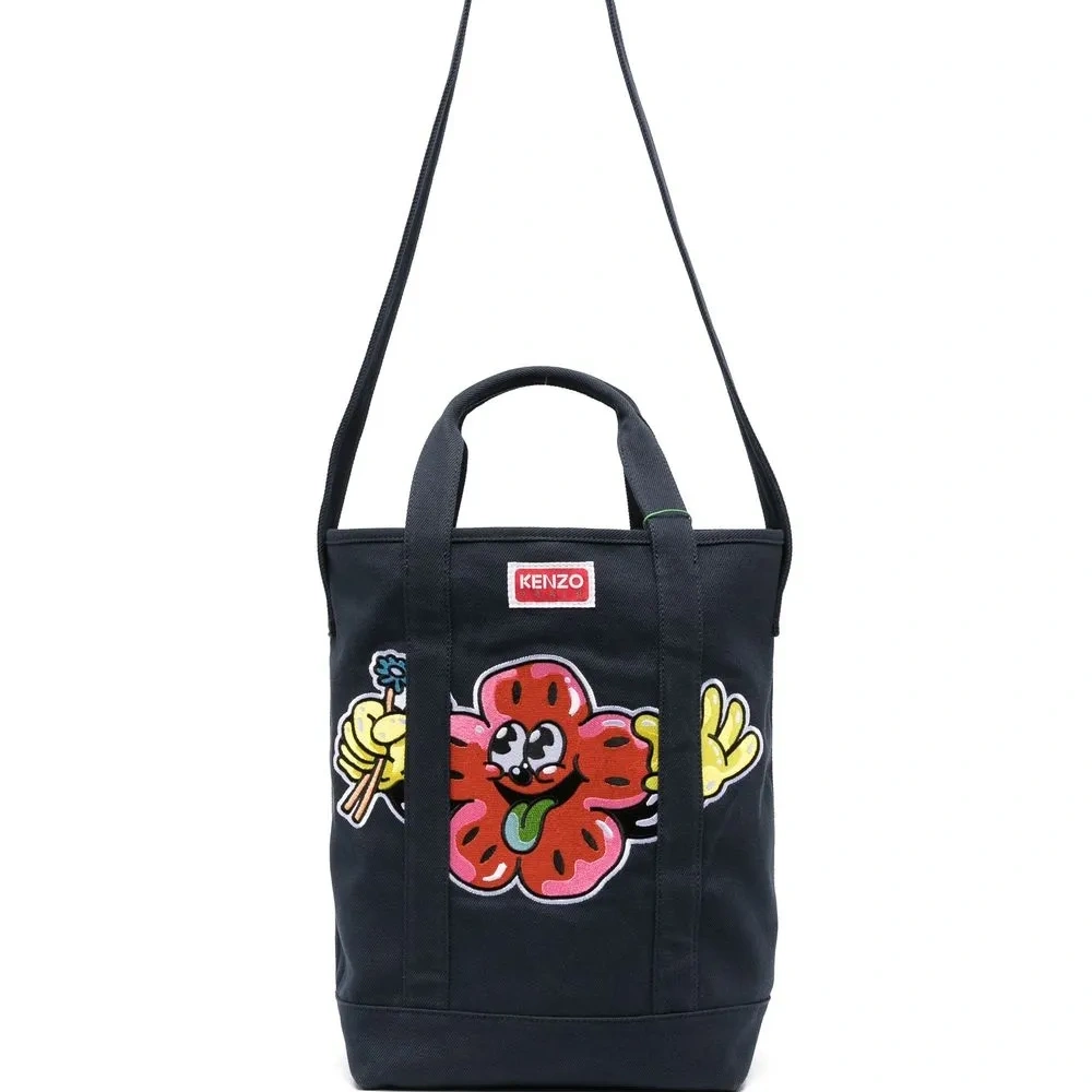 Сумка-тоут с нашивкой-логотипом