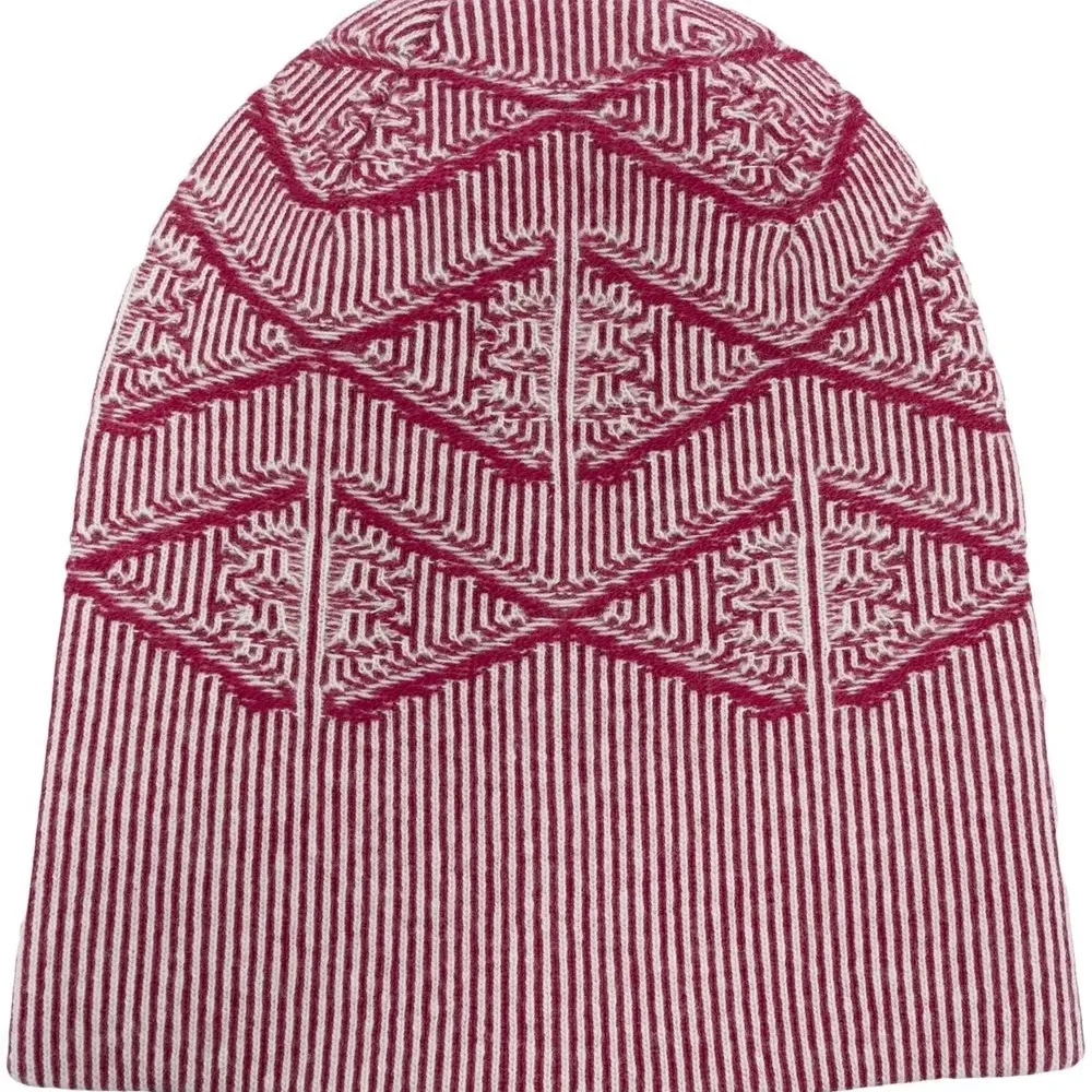 Кашемировая шапка бини с монограммой