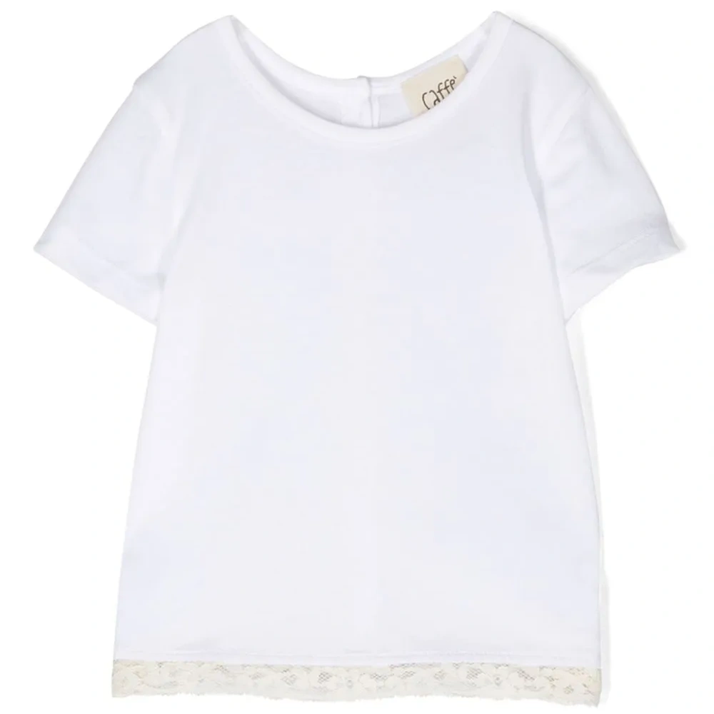 Футболка с кружевом