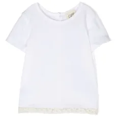 Футболка с кружевом