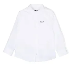 Рубашка с длинными рукавами и логотипом