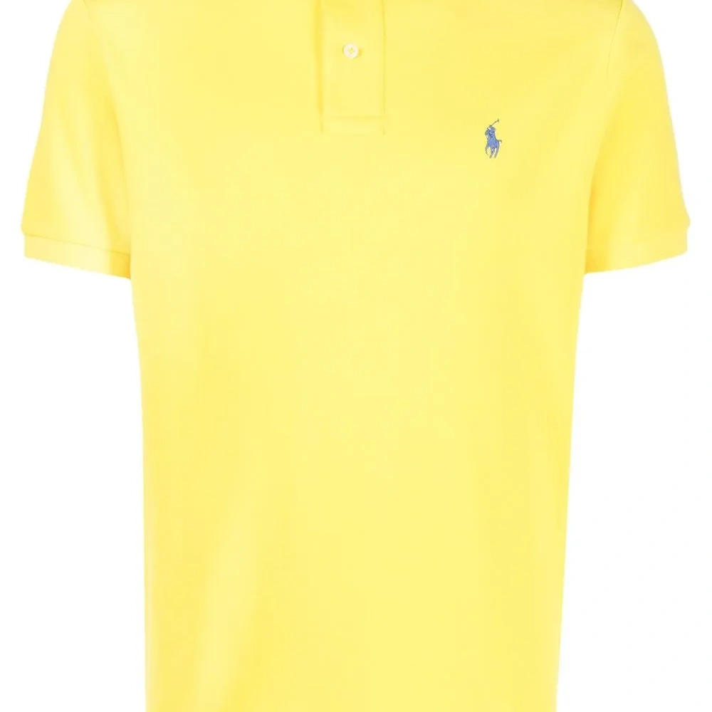 Рубашка поло с вышитым логотипом