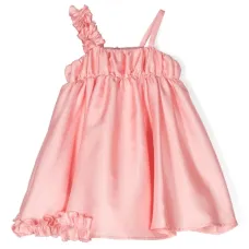 Платье без рукавов с оборками Платье без рукавов с оборками