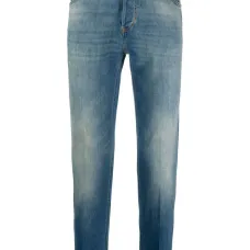 Джинсы с эффектом потертости Джинсы с эффектом потертости