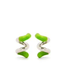 Серьги в стиле колор-блок