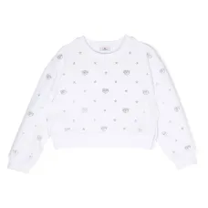 Толстовка со стразами