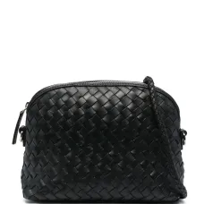 Плетеная сумка на плечо