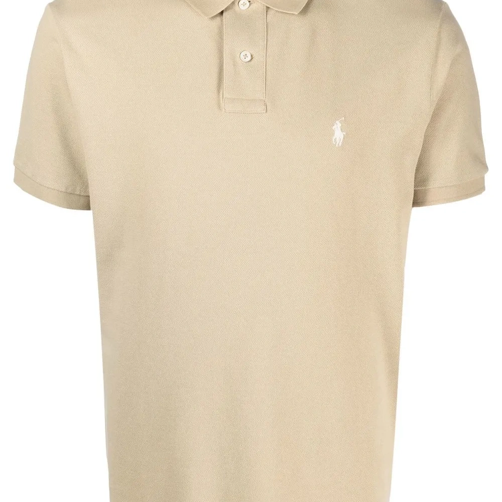 Рубашка поло с вышитым логотипом