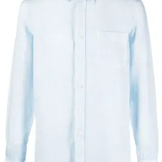 Льняная рубашка на пуговицах