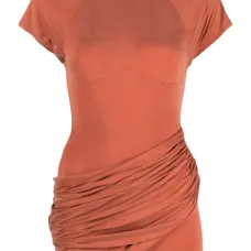 Драпированное платье мини La Robe Espelho