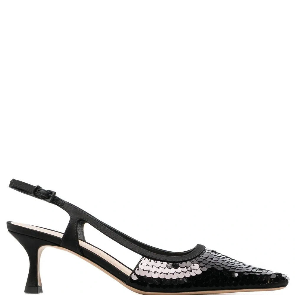 Туфли с пайетками