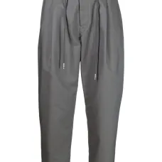 Брюки средней посадки со складками