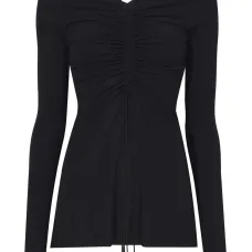 Топ с длинными рукавами и сборками