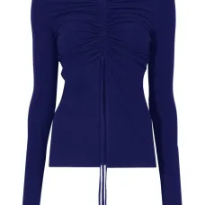 Топ с длинными рукавами и сборками