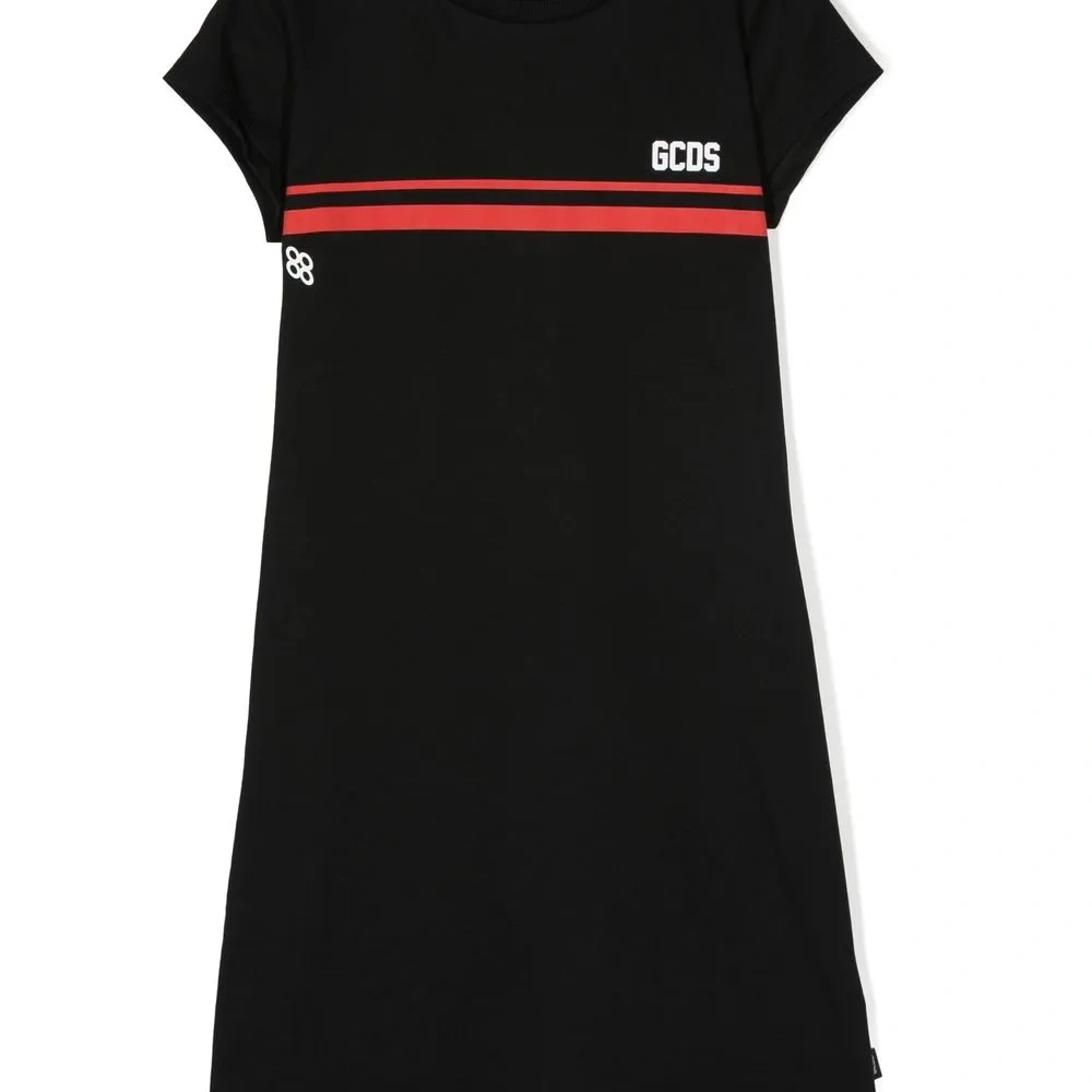 Платье с полосками