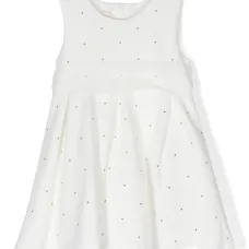 Платье без рукавов с заклепками