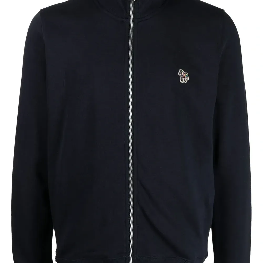 Толстовка на молнии с высоким воротником