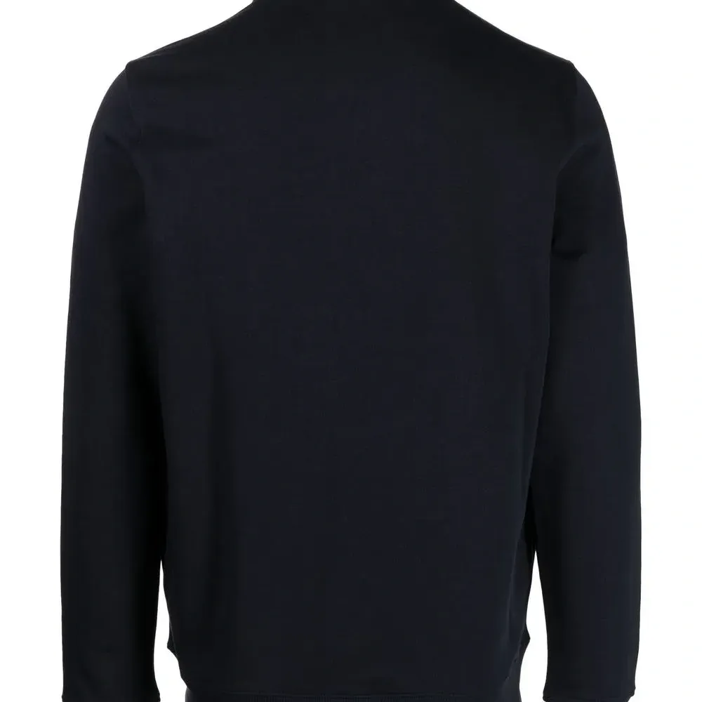 Толстовка на молнии с высоким воротником