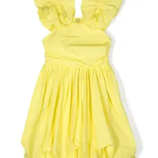 Платье с оборками