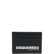 Logo-print leather cardholder Logo-print leather cardholder