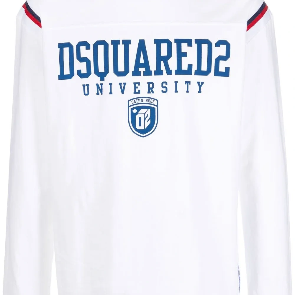 University-print long-sleeve T-shirt