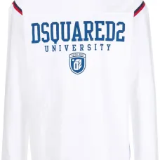 University-print long-sleeve T-shirt University-print long-sleeve T-shirt