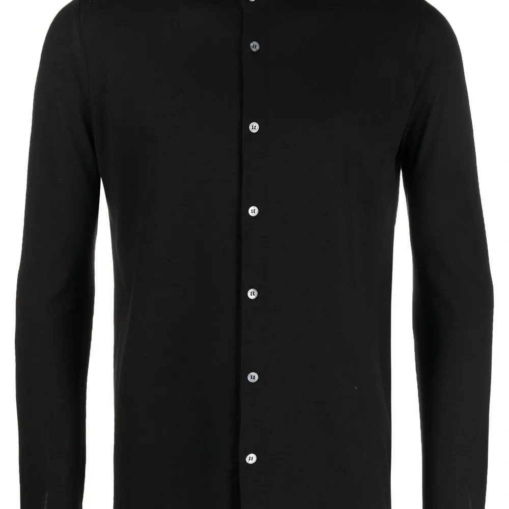 Рубашка с отложным воротником